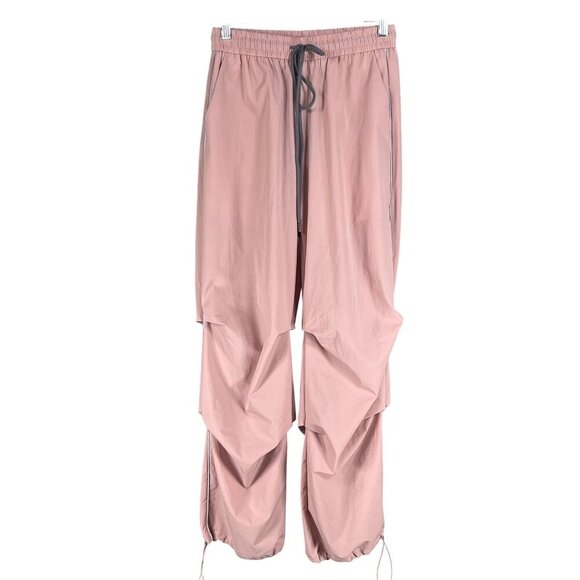 Bakyarder NWT Womens M Parachute Y2K Pants Baggy Pink Joggers Gorpcore Hip Hop - Picture 3 of 16